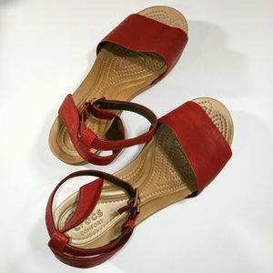 Crocs Wedge Strappy Sandal